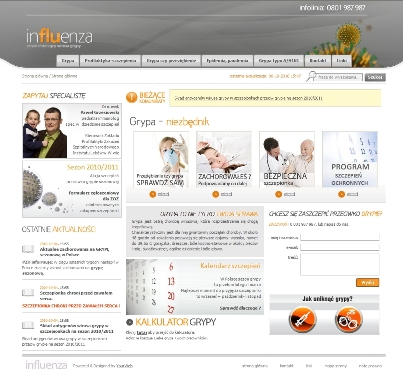 Influenza - portal internetowy